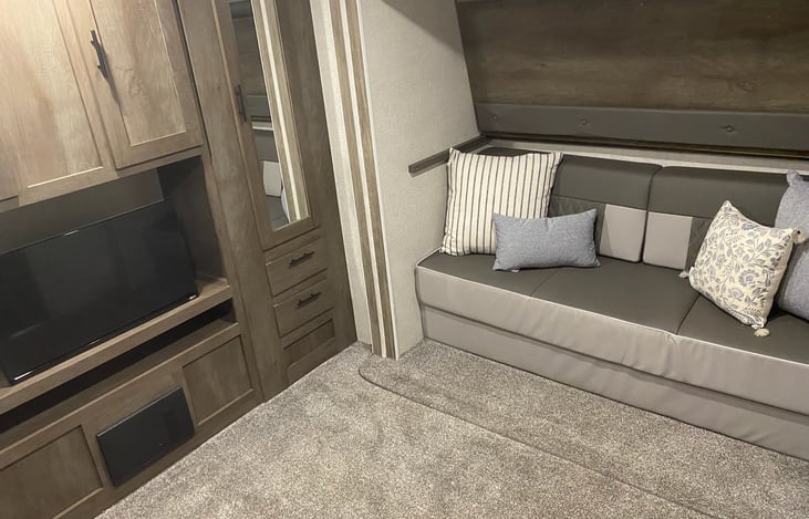 Couch and 32" Smart TV