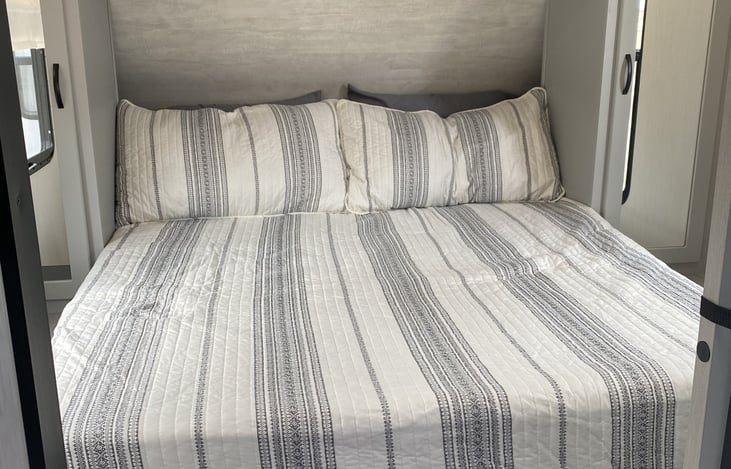 Main Bedroom. Queen Size with extra pad for your comfort