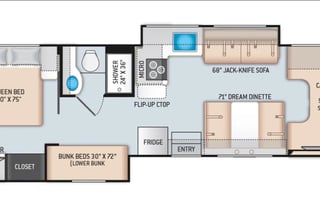 2013 C-Class Bunk House Great for Families