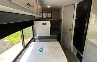 Ditch The Tent! 2021 Salem family bunkhouse.