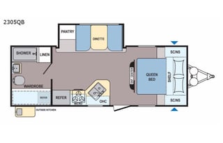 2017 Dutchmen RV Coleman Light 2305QB