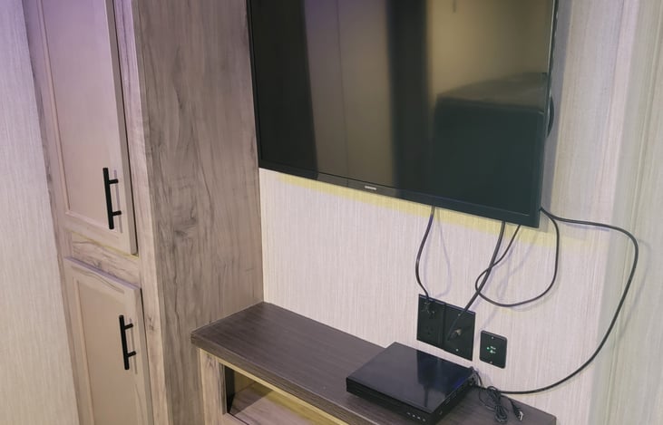 Second Bedroom Samsung Smart TV and DVD player