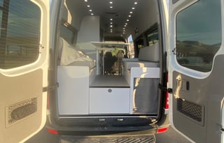 Family Size Mercedes-Benz Sprinter w/ Rock Wall