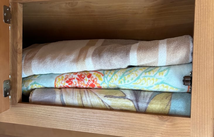 3 large beach towels