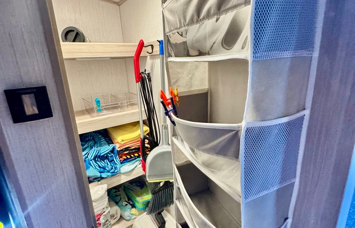 pantry & extra hanging storage