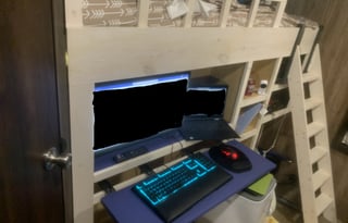 31 foot bunkhouse with remote office