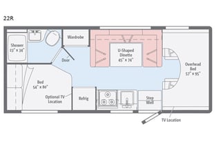 2017 Winnebago Minnie Winnie 22R