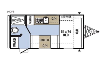2019 Coachmen Clipper Cadet 16fb -free delivery*