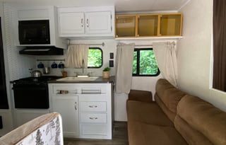 Kid approved cozy camping