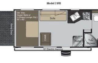 Keystone Raptor 21FB Toy Hauler