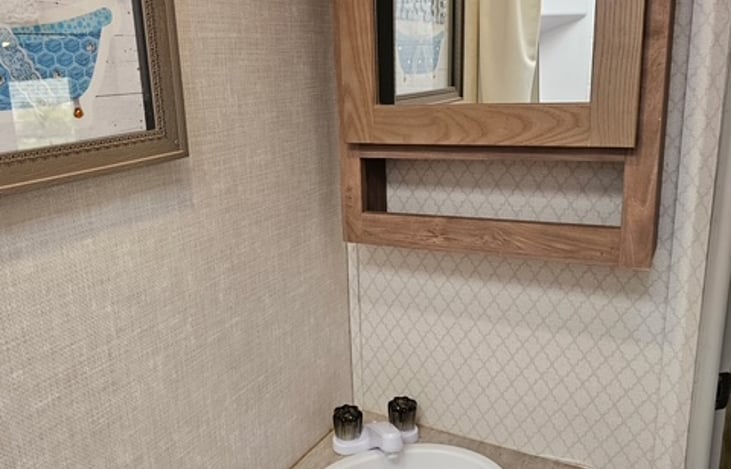 Bathroom sink and vanity