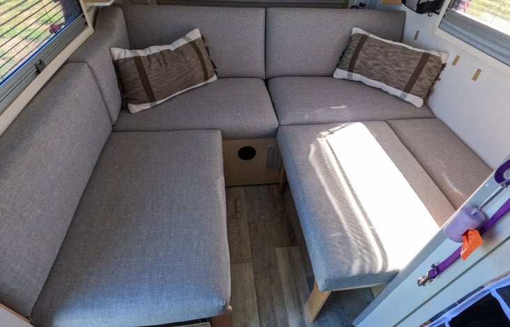 Dinette conversion for Single sleeping option