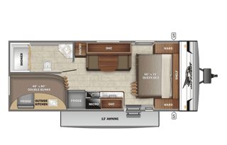 2022 Jayco Jay Flight SLX 8 - 224BH -BMN1220