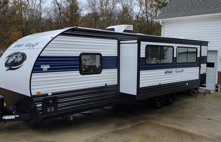 Slide out engaged for more space