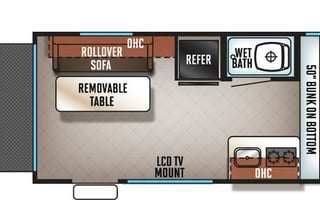 2017 Cherokee Wolf Pup toy Hauler 17RP