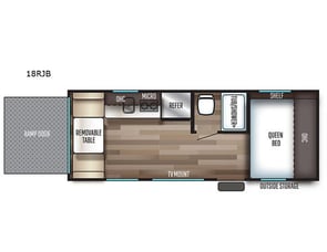 Forest River RV Cherokee Wolf Pup Black Label 18RJBBL