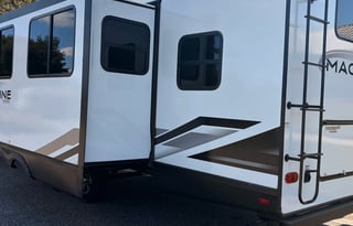 Rent our families luxury camper with bunkhouse!