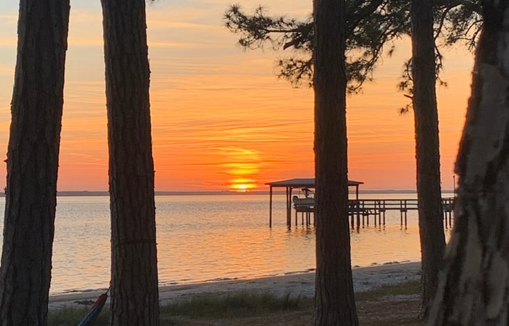 My favorite part about sitting at my camper.