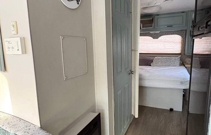 Fireplace with electric heat