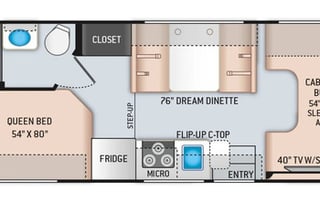 25ft. RV — easy to drive, unique trip experience!