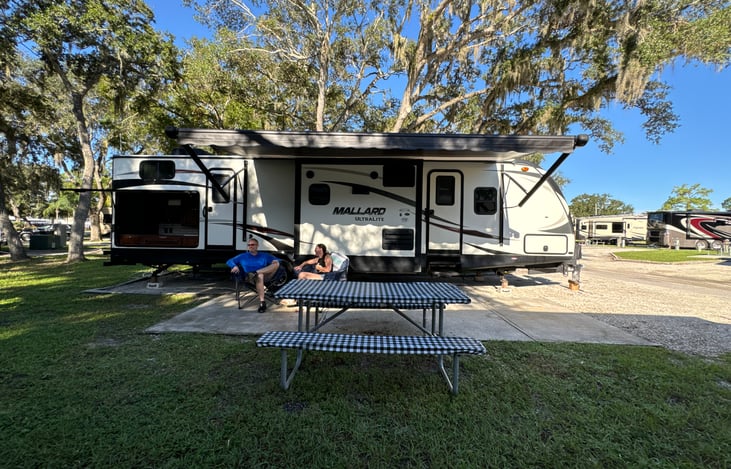 Camping at one of our top local campgrounds - SunOutdoors in Sarasota, FL.