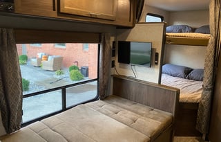 Fully Stocked 2019 Grey Wolf Bunkhouse delivery!