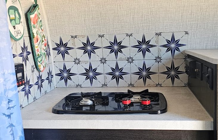 2 burner propane stove