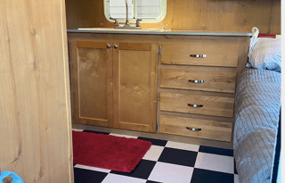 Retro Trailer "Big Red" in Mystic,  Delivery Only