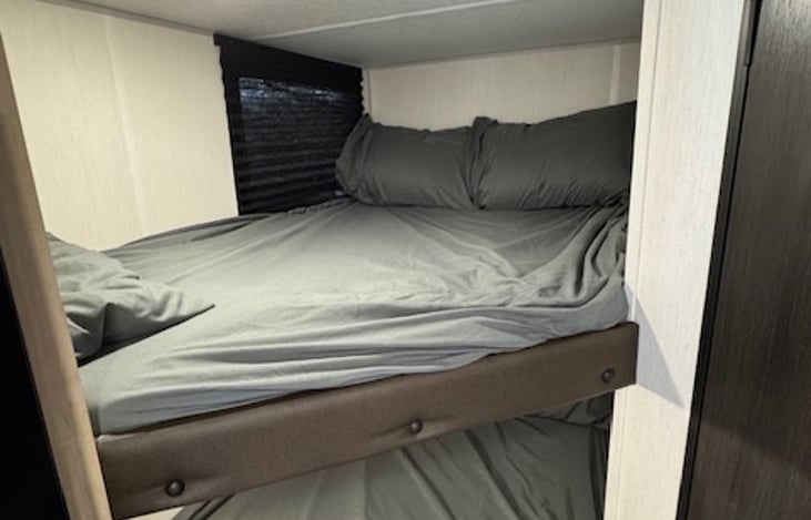 Full Size top bunk!