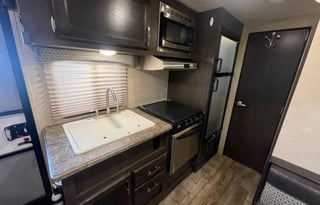 Cozy, comfy travel trailer