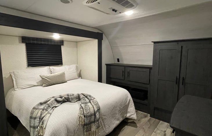 Spacious primary bedroom