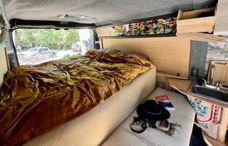 Vagabond Sunrise ~ Home Built Van Solar Freedom!
