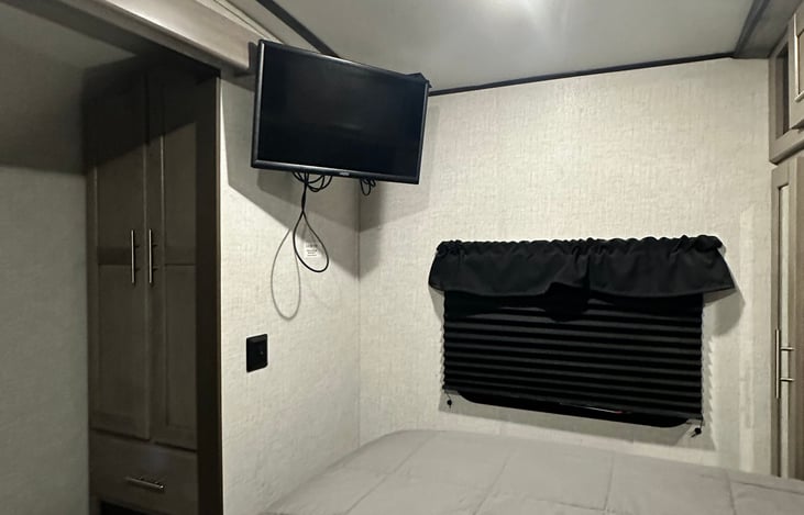 Smart TV in master bedroom