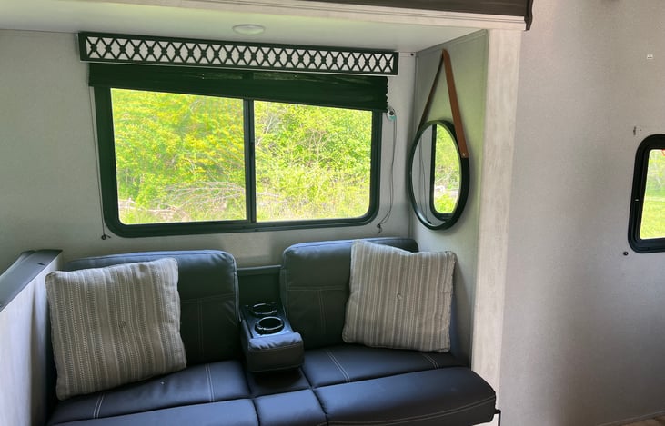 Futon couch - converts to a bed