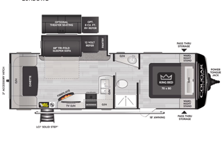 2023 Keystone RV Cougar Half-Ton 25RDSWE
