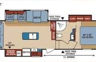 2018 KZ Durango 1500 Sport D270RLD