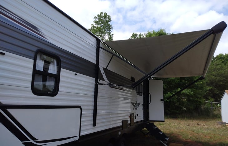 Big awning for lots of shade