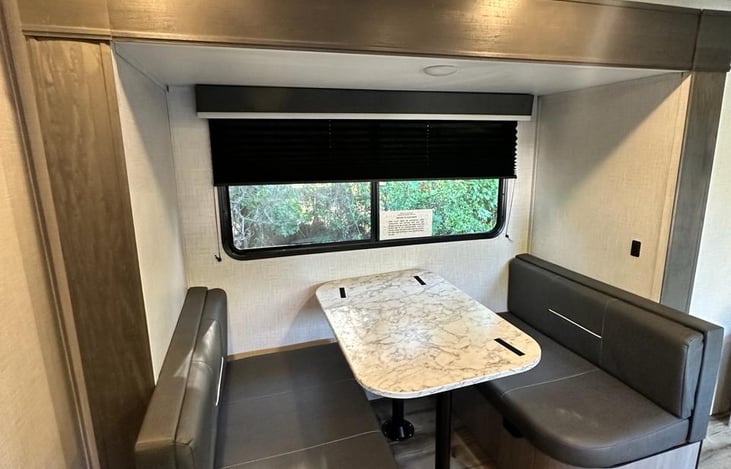 dining area converts into a sleeper