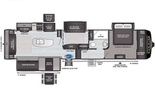 2021 Keystone Cougar 368MBI Fifth Wheel