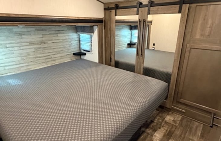 Master bedroom. Linens will be provided.