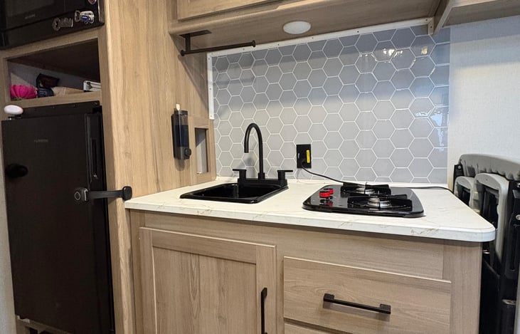 Kitchen and Fridge