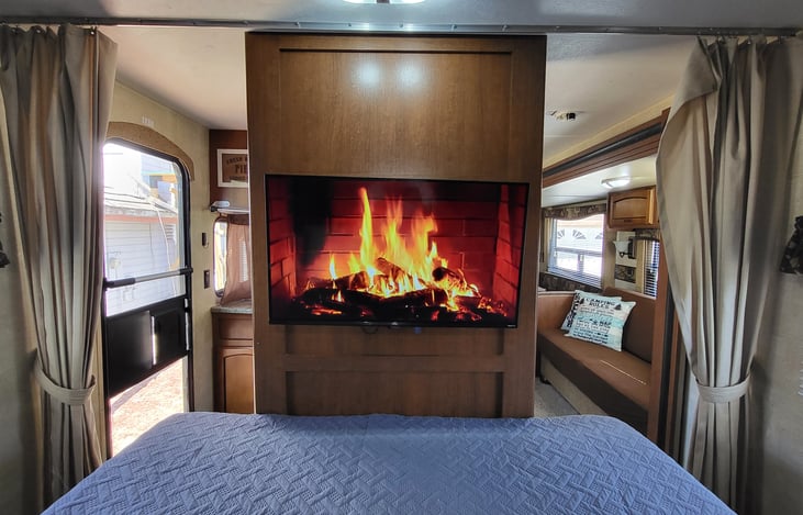 Smart/Roku TV inside your very own private master bedroom.