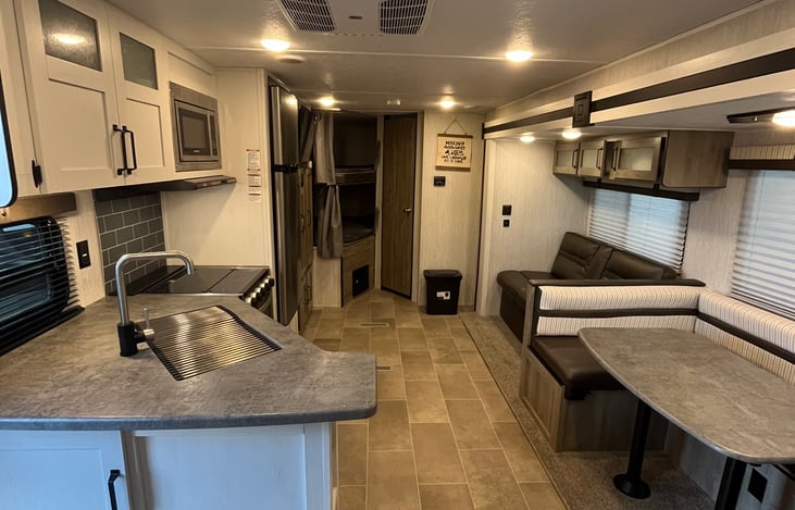 View from front door/ Master