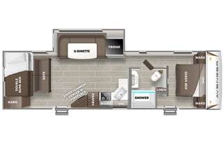 2021 Prime Time RV Avenger 28BHS