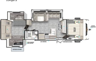Maximus - 2023 FR Wildwood 31KQBTS (Delivery Only)