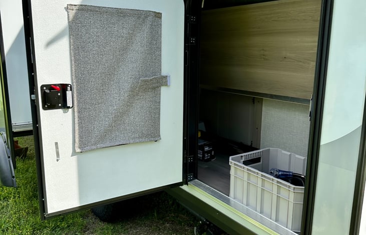 Under bunks extra storage
