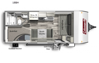 2022 Dutchmen RV Coleman Lantern LT Series 18BH