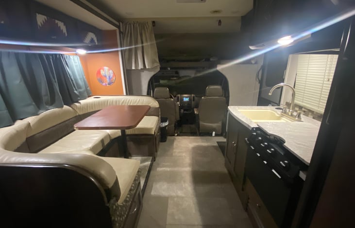 Slide out adds tons of living space!