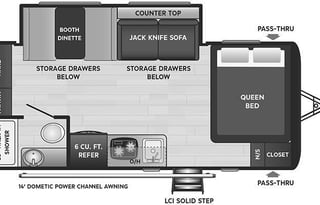 New 2022 Keystone RV Hideout Single Axle 186SS