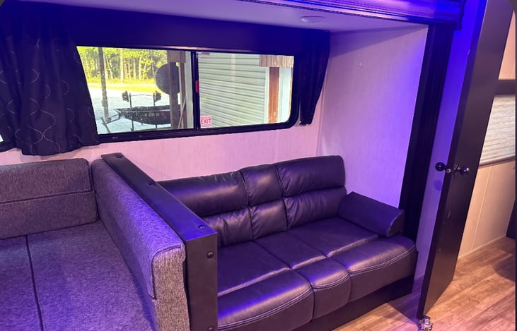 Sofa great for a small person to sleep